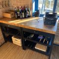 865768-6 Dining table incl. 4 chairs, 2 kitchen islands, Ikea
