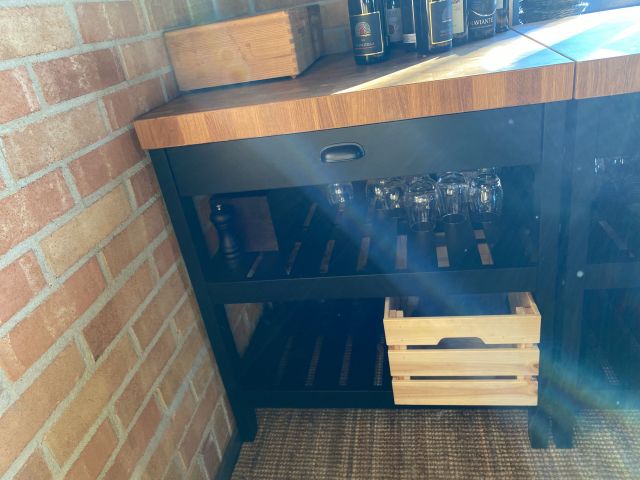 865768-8 Dining table incl. 4 chairs, 2 kitchen islands, Ikea