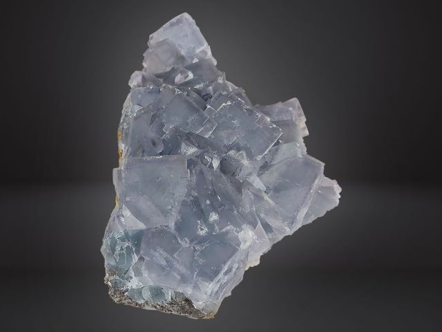 878459-3 Mineral Cluster Purple Fluorite, Chen Zhou