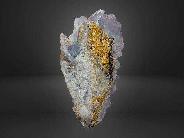 878459-5 Mineral Cluster Purple Fluorite, Chen Zhou