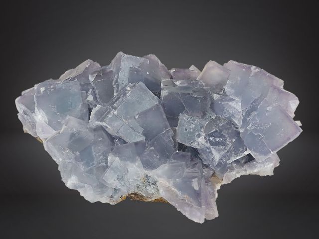 878459-7 Mineral Cluster Purple Fluorite, Chen Zhou