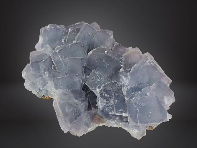 878459-8 Mineral Cluster Purple Fluorite, Chen Zhou