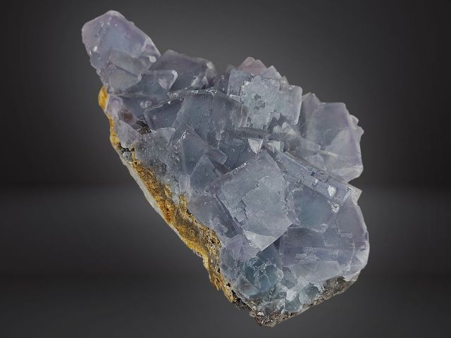 878459-10 Mineral Cluster Purple Fluorite, Chen Zhou