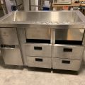 809486-1 Cooling bench with four drawers and cooling well Haglund