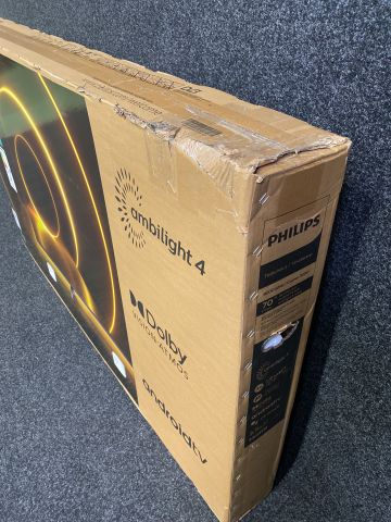 878529-3 70" 4K UHD LED Android-TV med 4-sidig Ambilight Philips 70PUS9006/12