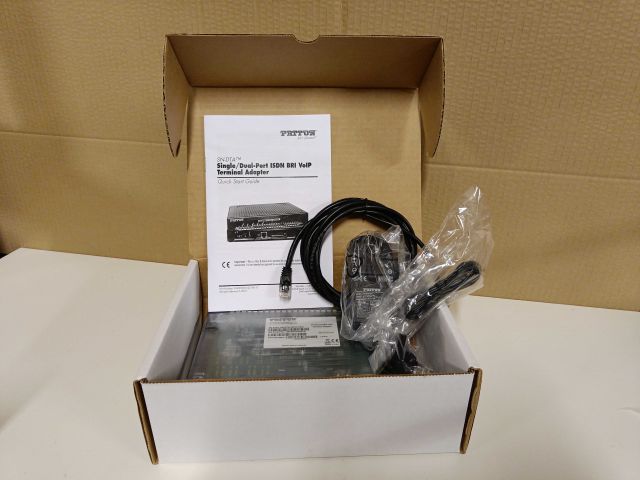 754316-1 Ny Patton SmartNode DTA VoiP ISDN  adapter