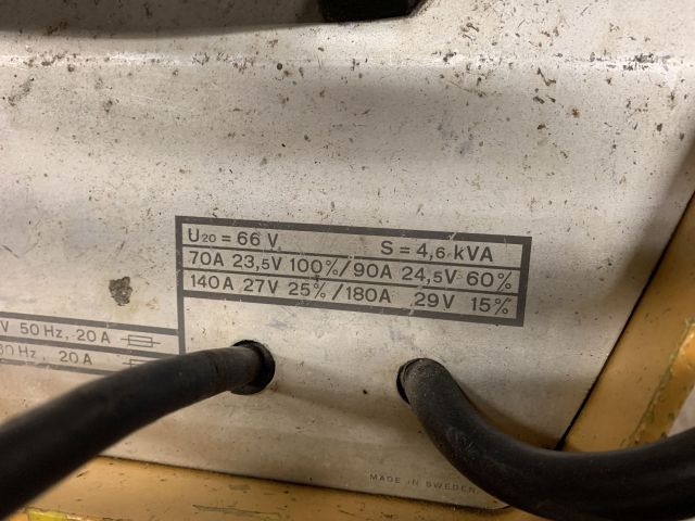 809513-4 Electrical welding ESAB TDH 180