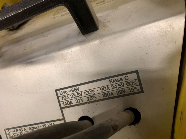 809514-4 Electrical welding ESAB TDH 180
