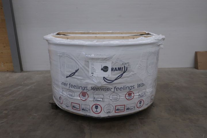 878801-2 Hot tub Kirami Family Large Ø200 Cm Cube (Damaged bottom)