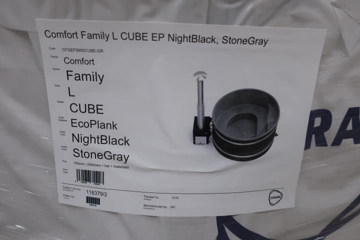 878801-3 Hot tub Kirami Family Large Ø200 Cm Cube (Damaged bottom)