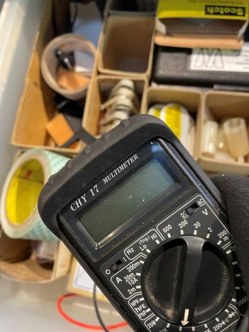 877074-4 Skåp med innehåll verktyg från elverkstad