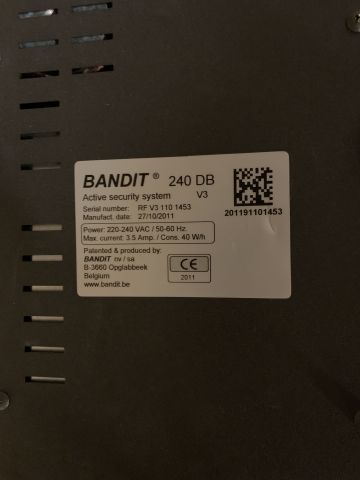 809381-4 Anti-theft smoke generator Bandit 240 DB