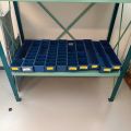 826297-2 Sheet metal shelf with drawer system