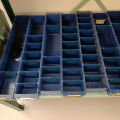 826297-5 Sheet metal shelf with drawer system