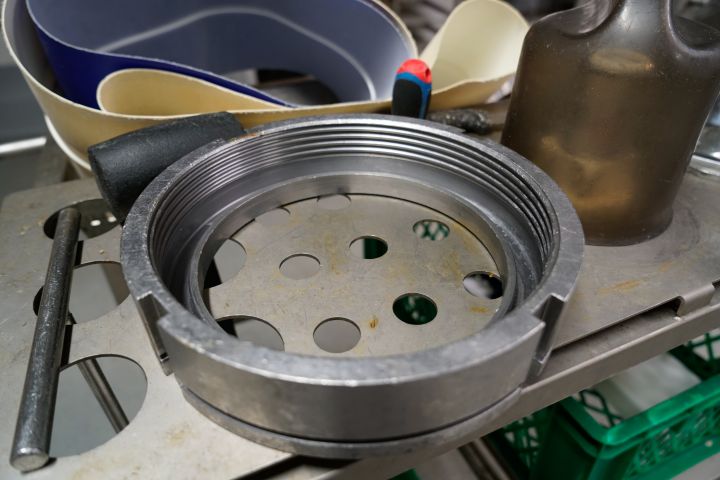 833633-23 Sausage stuffing / mincer - VEMAG HP12E / portioner MMP220