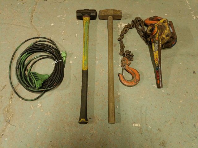 826318-1 Sledgehammer, Chain block and Splice cable