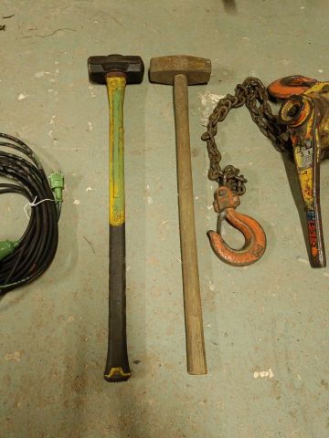 826318-2 Sledgehammer, Chain block and Splice cable