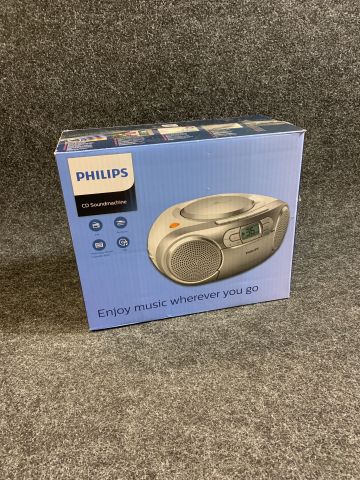 885197-3 CD player with cassette deck and Dynamic Bass Boost Philips AZ127