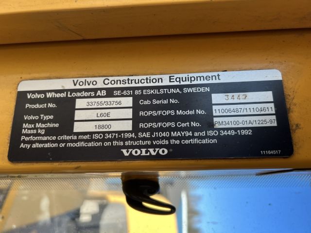 779668-42 Wheel loader Volvo L60E -05