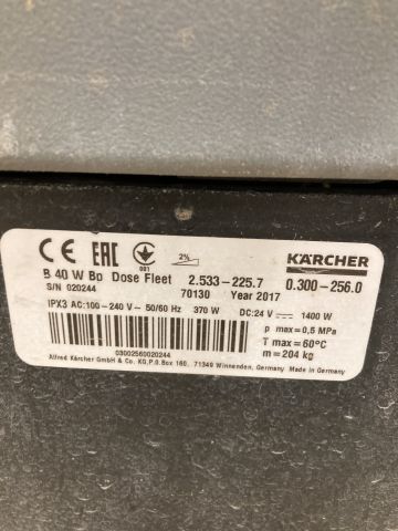 880039-6 Cleaning machine Kärcher B40 - 2017, 1128h