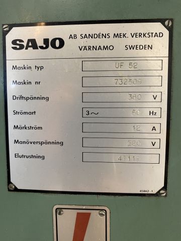 795056-12 Fräsmaskin - Sajo UF-52