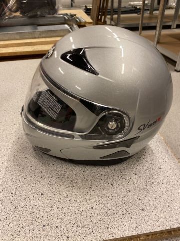 890206-2 Mc helmet. Airoh sv55-s argento metall. Size xs. New .FREE SHIPPING, Low reservation prices