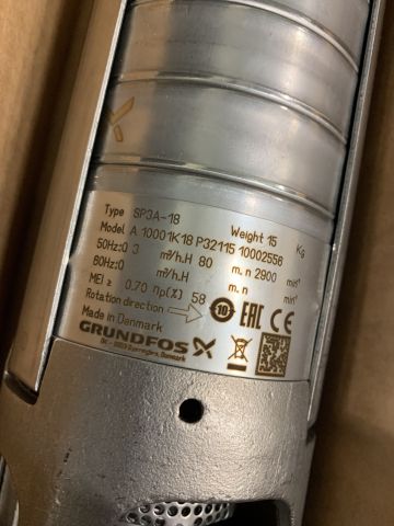 890668-2 Deep well pump Grundfors MS402 (SP3A-18)