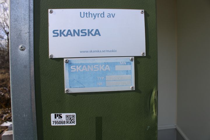 795068-14 Toalettkabin, slamtoalett TC-1, Danfo