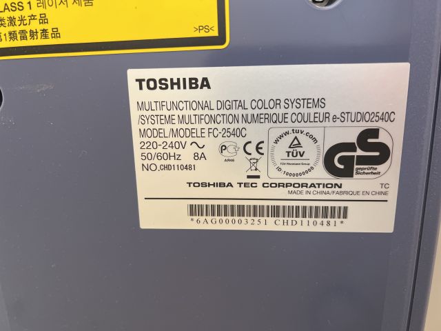 867817-6 Multifunction printer, TOSHIBA e STUDIO 2540c