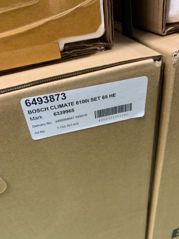 890662-2 Luftvärmepump Bosch Climate 6100i Set 65 HE