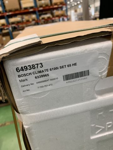 890662-3 Luftvärmepump Bosch Climate 6100i Set 65 HE