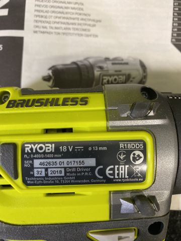 890829-3 Drill screwdriver Ryobi R18DD5-0
