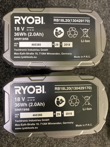 890829-4 Drill screwdriver Ryobi R18DD5-0