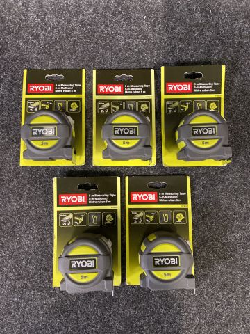 890862-2 5pcs Measuring tape Ryobi RTM5M 5M