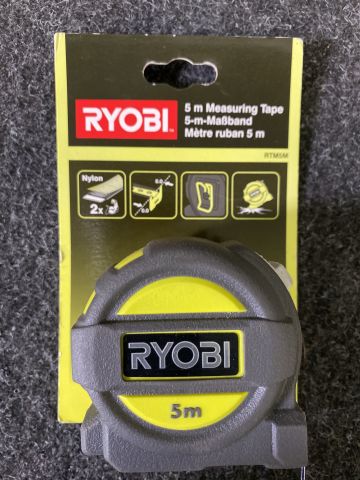 890862-3 5pcs Measuring tape Ryobi RTM5M 5M
