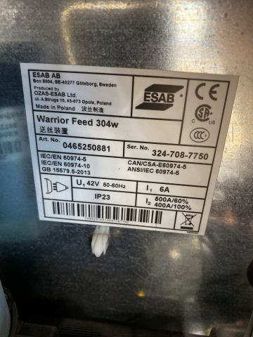 878950-9 Multi-method welding ESAB Warrior 400i CC / CV