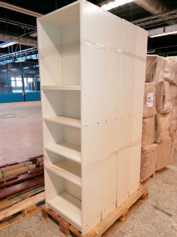 890964-1 Bokhyllor, 4 stycken vita