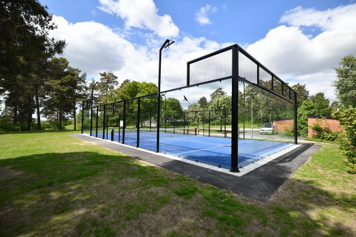 891792-1 2 complete paddle courts, duo, 10x20m [NEW and not mounted]