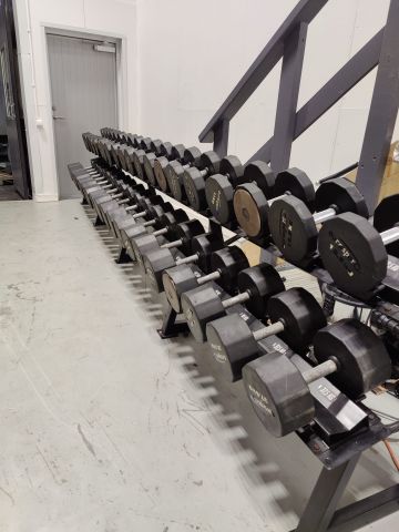 891945-3 Eurosport dumbbells, 20 pairs, 10-60kg