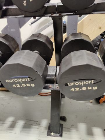 891945-1 Eurosport dumbbells, 20 pairs, 10-60kg
