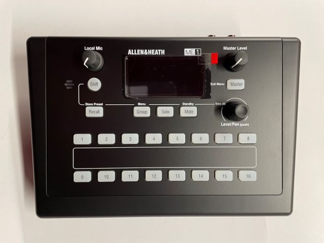 891953-1 Studio listening mixer. Allen & Heath ME1. (NEW)