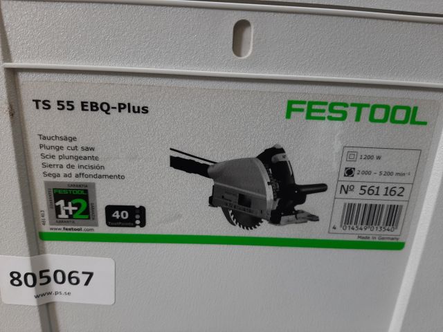 805067-9 Jigsaw - Festool - TS 55 EBQ