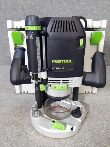 Hand router - Festool OF 2200 EB & accessory set - PS Auction - We ...