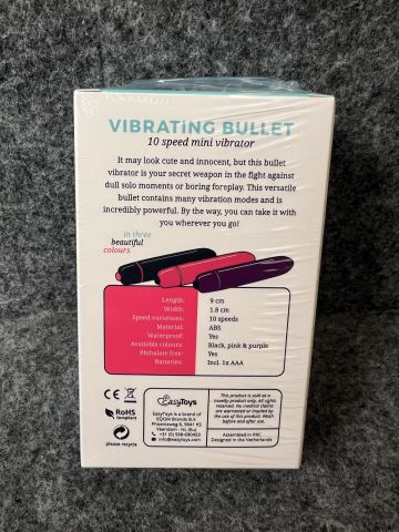 872071-8 Adult Toys, Bag with Lipstick Vibrator Leo