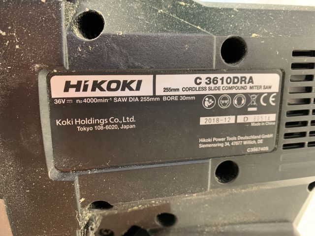 809571-6 Cut and saw saw battery-powered Hikoki C 3610DRA incl. Battery