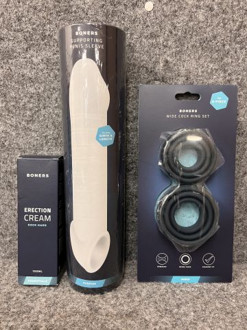 872127-1 Sex kit, penis cover, penis ring, erection oil