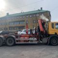 892492-7 Load changer with crane Scania P380LB 6X2 * 4 HNA (374 hp, 324181 km) -2011