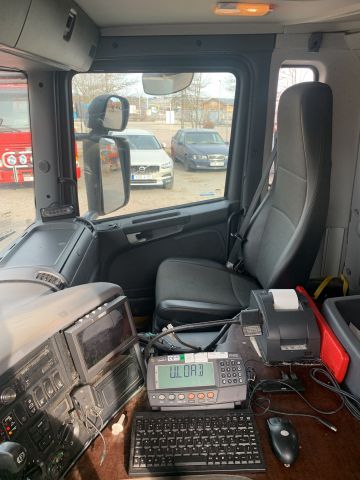 892492-35 Load changer with crane Scania P380LB 6X2 * 4 HNA (374 hp, 324181 km) -2011