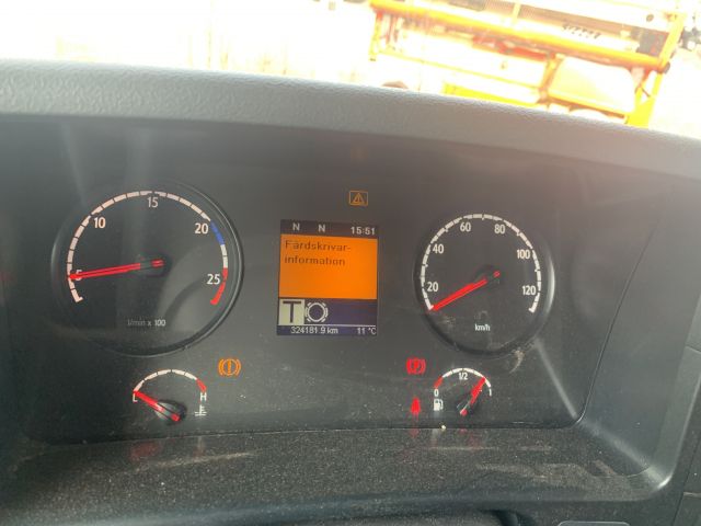 892492-49 Load changer with crane Scania P380LB 6X2 * 4 HNA (374 hp, 324181 km) -2011