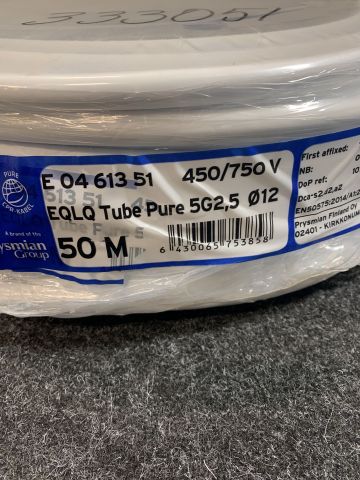 893612-2 Cable EQLQ Tube Pure 5G2.5, 50M